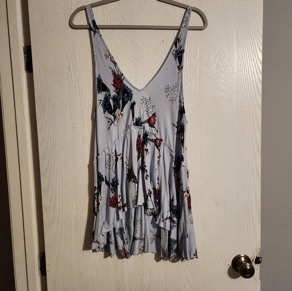 Blue tank top